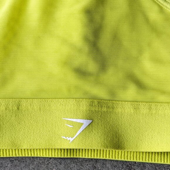 Gymshark Yellow Lightweight High Support Sports Bra size XXL - Picture 6 of 7